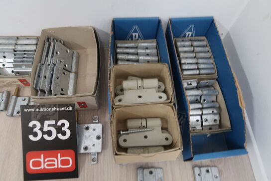 Stort parti dørhængsler 