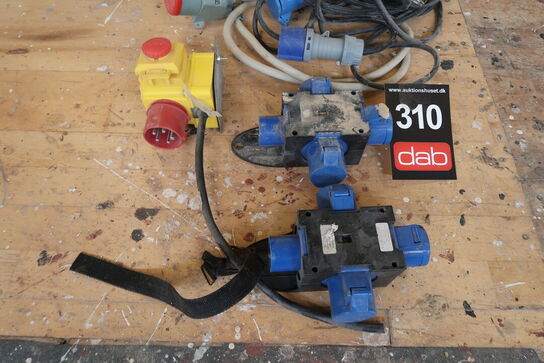 Diverse kabler & dåser 