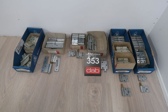 Stort parti dørhængsler 