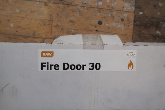RAW karmsæt til branddør 121mm med eg bundstykke