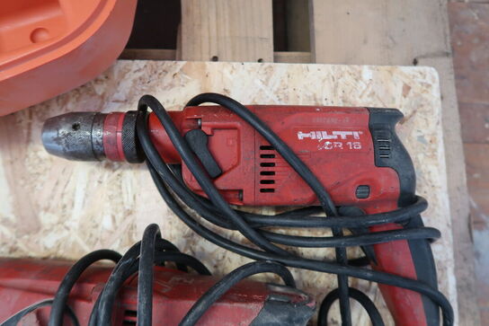3 stk. Hilti boremaskiner