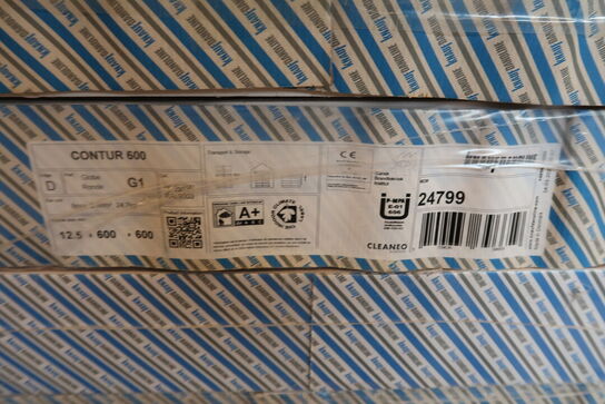 210,24 m2 Knauf Danoline - Contur 600 akustikplader i gips - i alt 73 pk. 