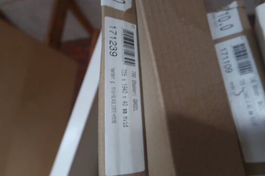 4 stk. franske døre - 72,5x194 cm 40mm