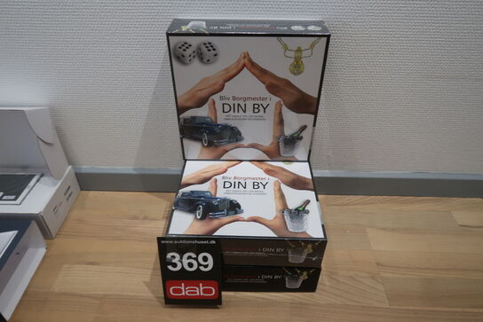 3 spil "Bliv borgmester i DIN BY"