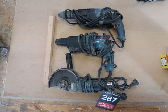 3 stk. El værktøjer 