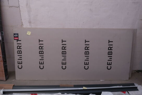 4 stk. Cembrit plader - 270x120 cm 
