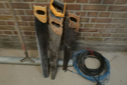 Diverse træktøj, værktøj & kabler 