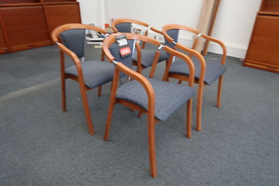 4 stk. stole i kirsebærtræ  