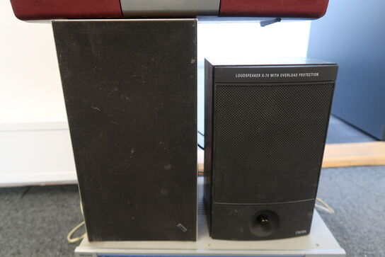 Diverse radio, højtaler m.m. 