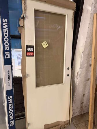 Massiv dør, Venstre ind - 73x200 cm