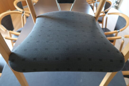 Konferencebord med 12 stole 