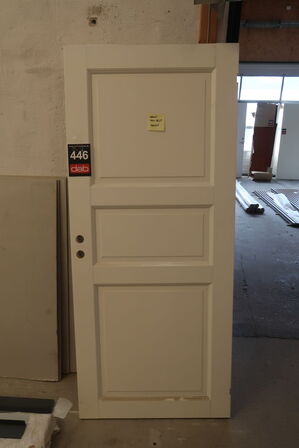 Massiv dør - 79x183,5 cm 