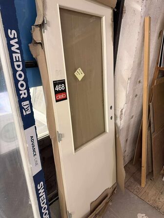 Massiv dør, Venstre ind - 73x200 cm