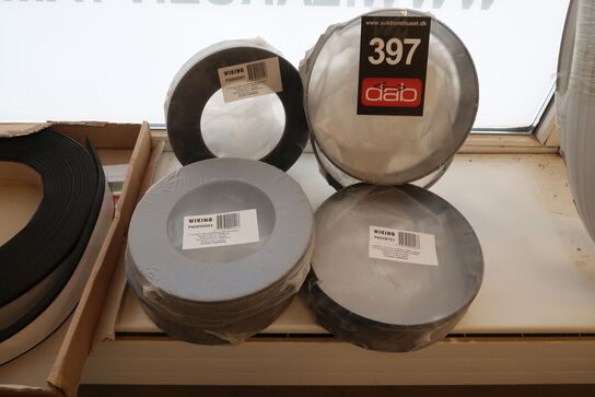 Diverse lister, rør tilbehør m.m. 