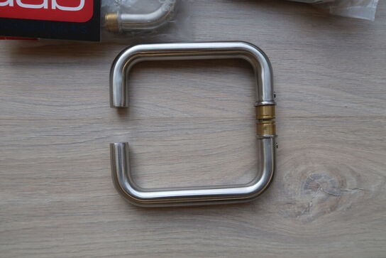 9 sæt Habo Dørgreb - Rustfri 