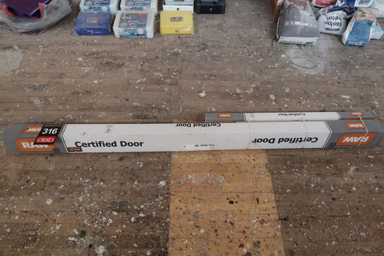 RAW karmsæt til branddør 121mm med eg bundstykke