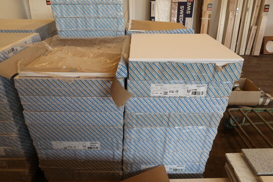 210,24 m2 Knauf Danoline - Contur 600 akustikplader i gips - i alt 73 pk. 