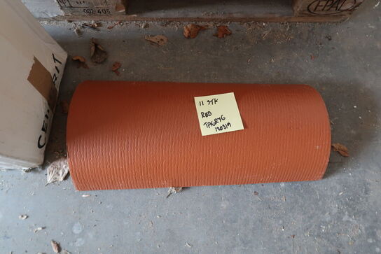 11 stk. Rød tagryg sten 120319