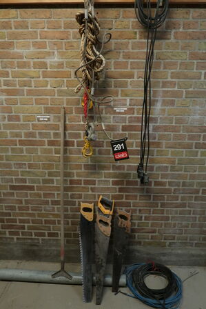 Diverse træktøj, værktøj & kabler 