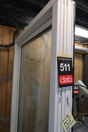 Terrassedør med karm - 88,5x219x13 cm 