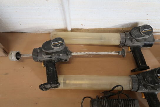 3 stk. Akku fugepistoler, Panasonic