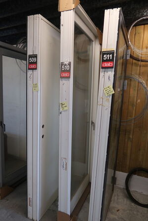 Terrassedør med karm - 99,8x233,8 cm 