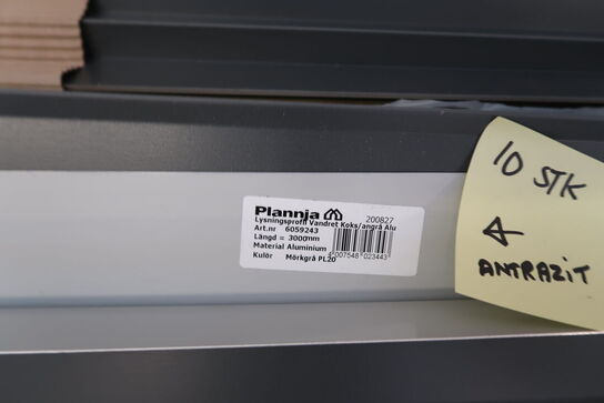 10 stk. Plannja Lysningsprofiler - Antrazit