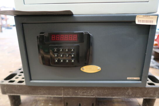 2 stk. Værdiboks, Format F2 m/nøgle - 380x380x350 mm