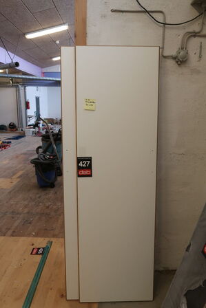 2 stk. Højskabslåger 60x195 cm 