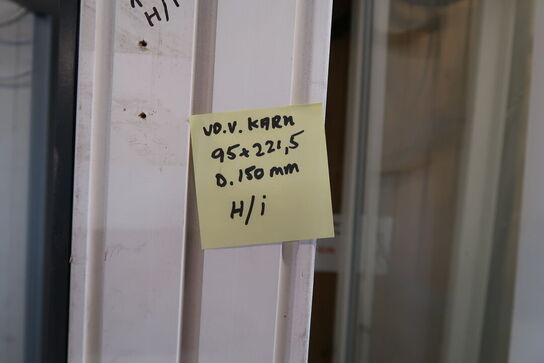 Dør med karm - 95x221,5x15 cm cm 