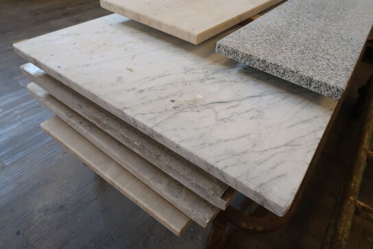 4 stk. Transportvogne med indhold 