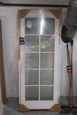 Outrup dør med karm, Venstre ud - 88,5x214,5 cm