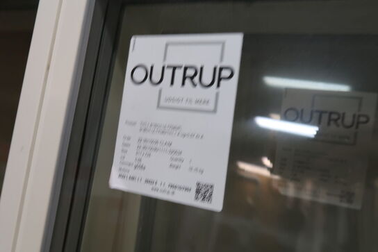 2 stk. Outdoor vindue partier med fast karm - 191,5x155x13 cm 