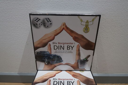 3 spil "Bliv borgmester i DIN BY"