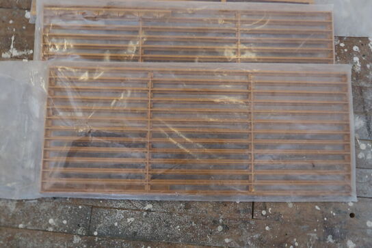 3 stk. Plast riste til ventilation - 60x25 cm