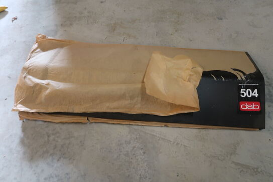 3 stk. Tagryg plader 