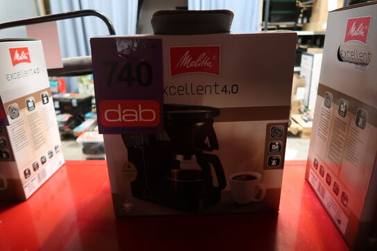 Melitta Excellent 4.0 kaffemaskine sort 10 kopper