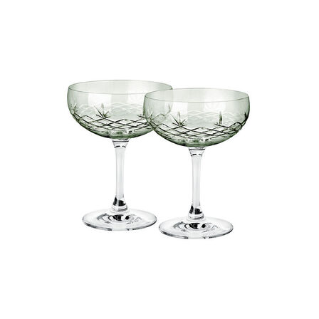 2 pk. Frederik Bagger Crispy Emerald Gatsby champagneskål 33 cl 2 stk.