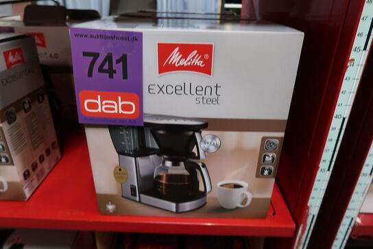 Melitta Excellent 4.0 kaffemaskine stål 10 kopper