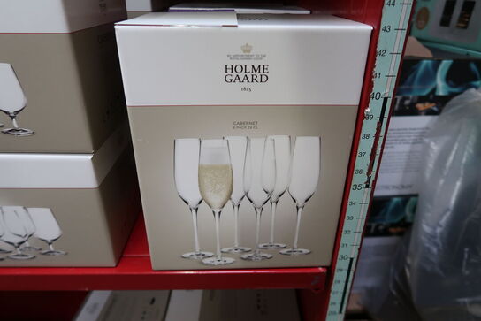 6 stk. Holmegaard Cabernet Champagne - 29 cl 