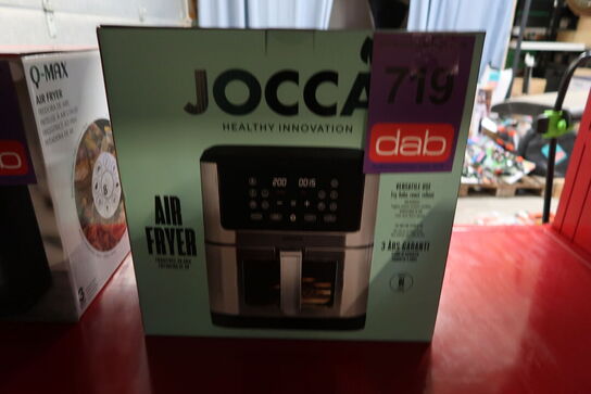 Jocca Digital Airfryer & Dehydrator 8 liter black/steel