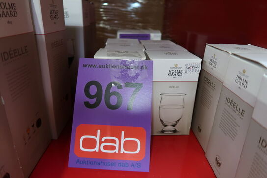 6 stk. Holmegaard Idéelle vandglas 19 cl