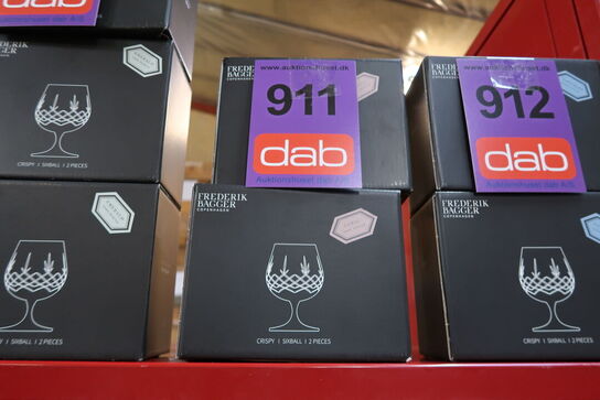 2 pk. Frederik Bagger Crispy Copal Sixball glas 2 stk. 40 cl