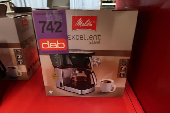 Melitta Excellent 4.0 kaffemaskine stål 10 kopper
