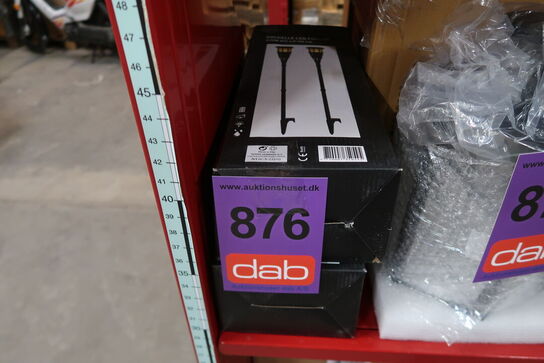 2 pk. Solcelle Havefakler m/ Levende Flamme 2 Pk. - 130 cm