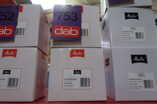 2 stk. Melitta Excellent glaskande hvid 1,3 liter