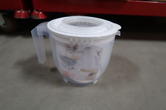 5 stk. Røreskål med 2 låg 2,2 liter