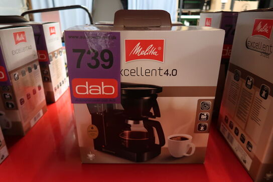 Melitta Excellent 4.0 kaffemaskine sort 10 kopper