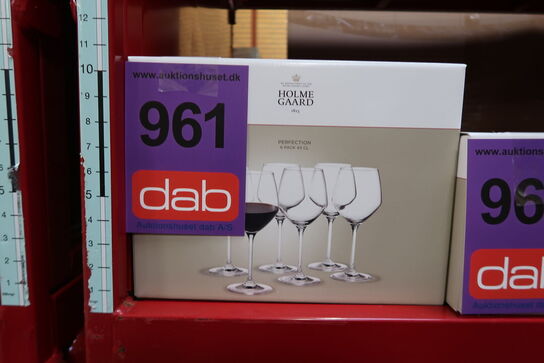 6 stk. Holmegaard Perfection Rødvin - 43 cl