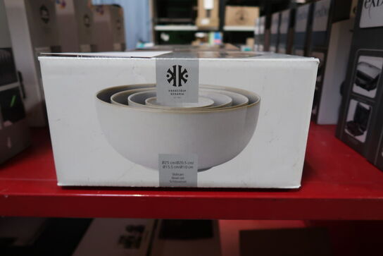 Knabstrup Keramik Tavola skålesæt 4 str.